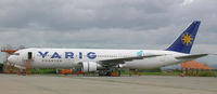 PP-VTE @ SBGL - Boeing 767-300 at VEM ramp, Rio de Janeiro - by John J. Boling