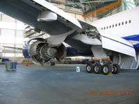 PP-VRB @ SBGL - GE-90 Engine on Boeing 777. This wheel well is bigger than some hotel rooms. - by John J. Boling