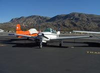 N196MN @ SZP - 1967 Beech 35-C33A DEBONAIR, Continental IO-520-B 285 Hp, engine mount canted 2 deg. down & 2.5 deg. right same as S35 BONANZA to reduce rudder force during takeoff and climb - by Doug Robertson