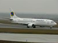 UR-VVM @ LKPR - Boeing 737-448 - by Martin Myslivec
