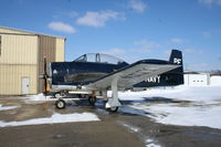 N555PF @ KRFD - North American T-28B - by Mark Pasqualino