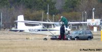 N6942A @ EDE - Gassing up on a very quiet day