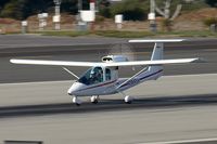 N384SA @ SMO - 2000 Iniziative Industriali Italian SKY ARROW 650TCN N384SA departing RWY 21.