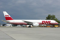 OO-DLK @ VIE - European Air Transport Boeing 757-200 in DHL colors - by Yakfreak - VAP
