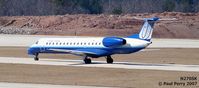 N270SK @ RDU - United puddle-jumper not long after touchdown
