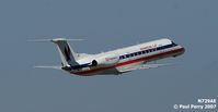 N729AE @ RDU - Just that moment closing her nose gear doors - by Paul Perry