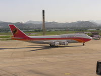 D2-TEA @ SBGL - Angola Airlines 747 arriving Rio. - by John J. Boling