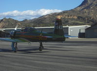 N556TR @ SZP - 1968 Nanchang China CJ-6A, Vedeneev (Ivchenko) 9 cylinder 360 Hp radial upgrade conversion, preflight runup - by Doug Robertson