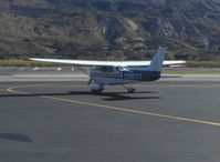 N13944 @ SZP - 1974 Cessna 172M, Lycoming O-320-E2D 150 Hp, taxi to rwy 22 - by Doug Robertson