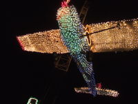 N3044S - Covered In Christmas Lights Stone Mountain Park GA - by Brian