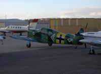 N2305B @ CMA - 1948 TEMCO GC-1B SWIFT in WWII German camouflage livery, Continental C-125 125 Hp, tough access - by Doug Robertson