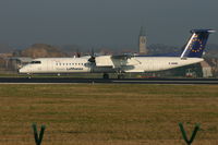 D-ADHB @ BRU - flight LH4602 just arrived on rwy 25L - by Daniel Vanderauwera