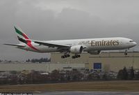 N5017V @ KPAE - A6-EBX has a Boeing experimental registration on the first flight.