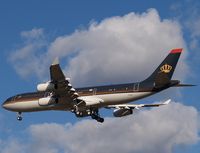 JY-ABH @ VIE - A340 Kingdom of Jordania approaching RW 34 at VIE - by Patrick Radosta