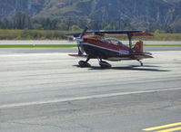N177PS @ SZP - 2000 Aviat PITTS S-2C, Lycoming AEIO-540, S-turns taxi - by Doug Robertson