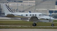 N588SD @ PBI - Beech C90A - by Terrance Fletcher