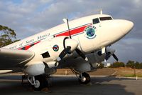 N242SM @ SMO - Tucked away in an often unseen corner of Santa Monica is this beautifully restored DC-3 (formerly a C-53).  It has been restored for static display purposes only and is not flightworthy.  There are plans to prominently display this aircraft at the airport - by Dean Heald