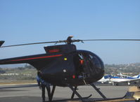 N9118F @ CMA - 1972 Hughes  369HS, Allison 250 Ser. Turboshaft 400 shp, at Orbic's ramp - by Doug Robertson