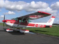 G-BRTD @ EGBT - Cessna 152 on a sunny day at Turweston - by Simon Palmer