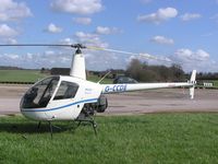 G-CCDE @ EGBT - Robinson R22 Beta II - by Simon Palmer