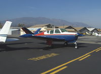 N9786R @ SZP - 1960 Beech M35 BONANZA, Continental IO-470-C 250 Hp - by Doug Robertson
