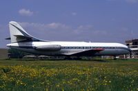 F-BOHA @ AVN - Ex Air France Caravelle now permanently on the grass at Avignon. The registration seems partly worn off.