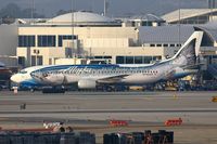 N792AS @ LAX - Alaska Airlines N792AS Salmon-Thirty-Salmon (FLT ASA207) taxiing to the TBIT after arrival on RWY 25R from General Manuel Marquez De Leon Int'l (MMLP) - La Paz, Mexico.