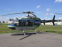 N407LL @ KLVN - Life Link's Bell 407 sitting at Airlake on a great day! - by Mitch Sando