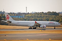 B-HYI @ NRT - Just touched down, thrust reversers deployed - by Micha Lueck