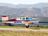 N5300E @ LPC - Take off roll Lompoc - by Mike Madrid