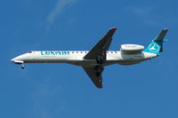 LX-LGU @ EGCC - Luxair - Landing - by David Burrell