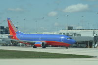 N617SW @ KSAT - Boeing 737-300 - by Mark Pasqualino