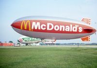 D-LDFM @ DPA - Blimp central!  In for some game in Chicago.  Became Met Life, then destroyed in San Antonio 6/11/89 - by Glenn E. Chatfield