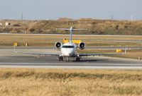 OY-YVI @ VIE - Execujet Scandinavia  Canadair Challanger 850 - by Dieter Klammer