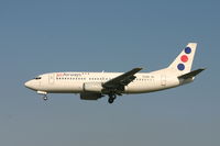 YU-ANL @ BRU - arrival of flight JU274 from Beograd - by Daniel Vanderauwera