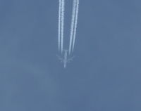 B-18706 - China Cargo 747-400 in flight, flying over MCO - by Florida Metal