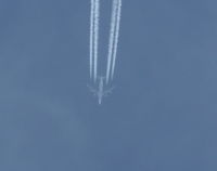 B-18706 - China Cargo 747-400 in flight, flying over MCO - by Florida Metal