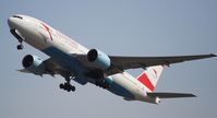 OE-LPB @ VIE - Triple seven climbing out from RWY 29 - by Dieter Klammer