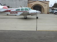 N55HM @ CMA - 1974 Beech 95-B55 (T-42A) BARON, two Continental IO-470-L 260 Hp each, difficult photo access - by Doug Robertson