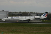 F-GRGK @ BRU - arrival under clouds