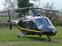 G-TELY @ CHELTENHAM - Agusta A109A II(Cheltenham Race Course)