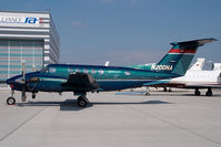 N200NA @ VIE - Trueb Chemie Beech 200 King Air - by Yakfreak - VAP