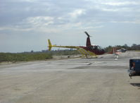 N838DD @ SZP - 2000 Robinson R44 RAVEN, Lycoming O-540 260 Hp derated to 225 Hp at takeoff, 205 Hp continuous, landing SZP Helipad - by Doug Robertson