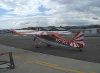 N723CL @ SZP - 1999 American Champion 8KCAB SUPER DECATHLON, Lycoming AEIO-360-H1B 180 Hp, CS prop, near symmetrical airfoil wing - by Doug Robertson