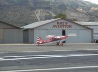 N723CL @ SZP - 1999 American Champion 8KCAB SUPER DECATHLON, Lycoming AEIO-360-H1B 180 Hp, CS prop, near symmetrical airfoil wing - by Doug Robertson