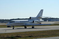 N530AR @ DAB - Falcon 50