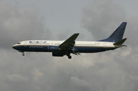 4X-EKI @ BRU - descending to rwy 25L
