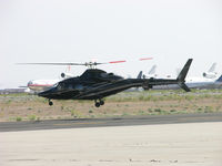 N901RL - Bell 430 takes off from Mojave - by Robert Beaver