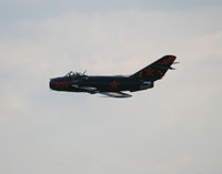 N406DM @ YIP - Mig-17 - by Florida Metal
