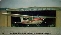 N9690H @ 7A4 - Taken the summer of 1976 while 90H was the primary trainer at Richlands Municipal Apt in Richlands, Va.   I made my 1st Solo in this airplane on Aug. 27, 1976. - by Frank White